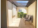 Cozy patio with shaded seating area at 3830 Bal Harbor Blvd # 2, Punta Gorda, FL 33950