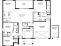 3-bedroom, 2-bathroom floor plan with open living area and lanai at 15512 Greenwood Ave, Port Charlotte, FL 33981