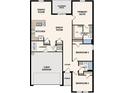 One-story floor plan with 3 bedrooms, 2 baths, and a 2-car garage at 10294 Brentlawn St, Spring Hill, FL 34608