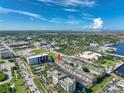 Aerial view of condo complex near the water at 150 Harborside Ave # 314, Punta Gorda, FL 33950