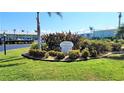 Community entrance sign for Villas of Cedar Key at 3600 Bal Harbor Blvd # 1-O, Punta Gorda, FL 33950