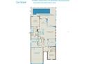 Detailed floor plan of the Summerwood model featuring an owner's suite, gathering room, and a 2-car garage at 1596 Hyssop Loop, North Port, FL 34289