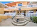 Courtyard entrance with fountain and building view at 3228 Purple Martin Dr # 113, Punta Gorda, FL 33950