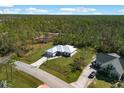 Aerial view of a home and surrounding neighborhood at 12056 Tribune Blvd, Punta Gorda, FL 33955