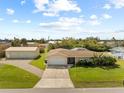 Single Gathering home with detached garage and large yard at 543 Lincoln Nw Ave, Port Charlotte, FL 33952