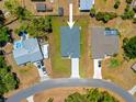A captivating aerial view showcasing the property's location and surrounding landscape at 4131 Bula Ln, North Port, FL 34287