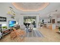 Spacious living area with a modern and comfortable design at 17080 Kellog Ave, Port Charlotte, FL 33954