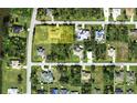 Plot map showing the property's location and dimensions at 23155 Adela Ave, Port Charlotte, FL 33952