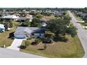 Aerial view showing house location and neighborhood context at 7566 Dracena, Punta Gorda, FL 33955