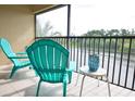 Relaxing screened balcony with water views at 4048 Oakview Dr # F2-4, Punta Gorda, FL 33980