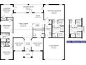 Open floor plan featuring a combined kitchen, dining area, and Gathering room, plus four bedrooms and optional Primary bath at 507 San Ambrosio St, Punta Gorda, FL 33983