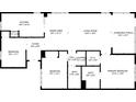 Condo floor plan showcasing kitchen, dining area, living room, bedrooms, and screened porch layout at 2081 Willow Hammock Cir # F101, Punta Gorda, FL 33983