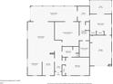 Detailed floor plan showcasing the layout of the home, including room dimensions and features at 3 Bermuda Cir # 49, Englewood, FL 34223