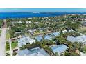 Scenic aerial view of a tropical community with stunning ocean views and lush greenery at 621 Trabue Ave, Punta Gorda, FL 33950