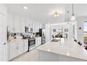 Modern, eat-in kitchen featuring stainless steel appliances and gorgeous countertops at 15970 Grassland Ln # 2816, Punta Gorda, FL 33982