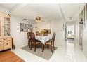 Bright dining area with tile flooring and room for seating at 22375 Edgewater Dr # 149, Punta Gorda, FL 33980