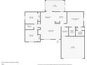 Detailed floor plan showcasing the layout of the home, including bedrooms, bathrooms, kitchen, and living spaces at 4221 Circleville St, North Port, FL 34286