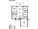 Banyan Model floor plan featuring 3 bedrooms, 2 bathrooms, a den, and an attached 2 car garage at 111 Swan Dr, Rotonda West, FL 33947