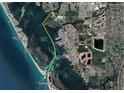 Map showing the real estate location near waterfront, Lemon Bay, and local amenities at 2061 S Pine St, Englewood, FL 34224