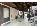 View of a charming condo entrance and stairs leading to the units above at 4022 Beaver Ln # 500C, Port Charlotte, FL 33952