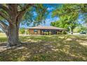 Beautiful backyard with lush lawn and screened lanai, perfect for outdoor living at 3123 David St, Punta Gorda, FL 33982
