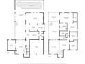 Detailed floor plan showcasing layout of home, including pool, bedrooms, and living spaces at 14142 Fort Myers Ave, Port Charlotte, FL 33981