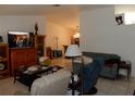 Comfortable living room featuring tile floors and neutral paint at 582 Reading Nw St, Port Charlotte, FL 33952