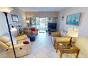 Serene living room boasting waterfront views and comfortable seating arrangement at 311 Garvin St # 405A, Punta Gorda, FL 33950