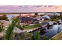 Waterfront homes with private boat docks along canal with quick access to the bay at 3729 Peace River Dr, Punta Gorda, FL 33983