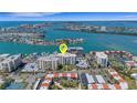 Beautiful Clearwater Beach condo building with boat slips and amazing water views and tennis court at 851 Bayway Blvd # 403, Clearwater Beach, FL 33767