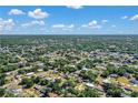 Expansive aerial view of the neighborhood showcasing lush greenery and scattered homes at 1210 Marlow St, Port Charlotte, FL 33952