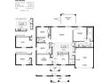 Detailed floor plan showcasing layout, including bedrooms, kitchen, living areas, and outdoor living space at 1762 S San Mateo Dr, North Port, FL 34288