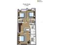 Second floor plan featuring three bedrooms, two bathrooms, walk-in closets, and linen closets at 3609 Bal Harbor Blvd, Punta Gorda, FL 33950