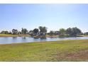 Scenic water view showcasing the tranquil pond and surrounding lush landscaping at 1856 Nuremberg Blvd, Punta Gorda, FL 33983
