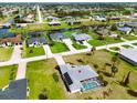 A quiet residential neighborhood sits alongside winding canals at 1025 Boundary Blvd, Rotonda West, FL 33947