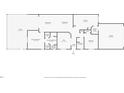 Layout featuring the primary bedroom, living room, kitchen, den and the lanai at 3715 Albacete Cir # 93, Punta Gorda, FL 33950