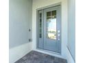 Close up of the home's front door at 8488 Saint Kitts Cir, Englewood, FL 34224