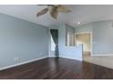 Comfortable living room featuring beautiful flooring and natural light at 3702 Lakewood Blvd, North Port, FL 34287