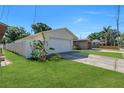 A single-story home with a well-maintained lawn and a two-car garage at 6841 46Th N St, Pinellas Park, FL 33781