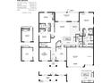 Captiva floor plan showing spacious layout with three-car garage, optional gourmet kitchen, and split bedrooms at 9453 Fruitland Ave, Englewood, FL 34224