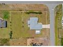 Aerial view of the property highlighting its location and lot, and surrounding neighborhood at 1981 Arena Ln, North Port, FL 34286