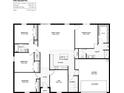 Detailed floor plan of 'The Majestic' featuring four bedrooms, two bathrooms, an open-concept kitchen, and a spacious great room at 7354 Ellis Ln, Port Charlotte, FL 33981