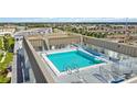 Rooftop pool area showcasing the amenities with city views at 1500 Park Beach Cir # 2F, Punta Gorda, FL 33950