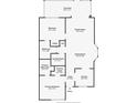 Detailed floor plan showcasing the layout, dimensions, and room names within the property at 5641 Mashie Cir, North Port, FL 34287