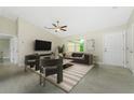 A modern living room featuring stylish furnishings and ample natural light at 6274 Skyview Dr, North Port, FL 34291