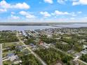 Beautiful aerial view of the coastal community featuring waterfront access and lush green landscape at 5353 Kaspar St, Port Charlotte, FL 33981