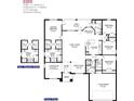 Spacious floor plan with 4 bedrooms, 3 baths, Gathering room, kitchen, and a 2-car garage, totaling 2,265 sqft at 14277 Sanilac Ave, Port Charlotte, FL 33981