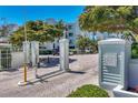 Gated entrance to the community, providing privacy and security at 5700 Gulf Shores Dr # B134, Boca Grande, FL 33921