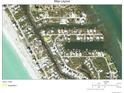 Aerial map showcasing property location near water at 51 Palm Dr, Placida, FL 33946