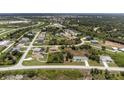 Aerial view of a residential neighborhood at 13034 Marathon Blvd, Port Charlotte, FL 33981